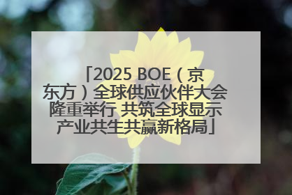 2025 BOE（京东方）全球供应伙伴大会隆重举行 共筑全球显示产业共生共赢新格局